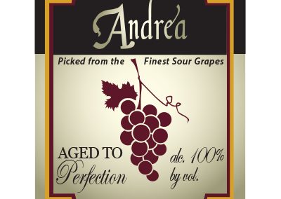 Kassi Roach - Custom Wine Label