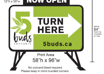 5Buds Cannabis Curbex MiniB Billboard