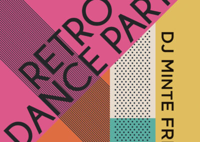 Cathedral Social Hall Retro Poster