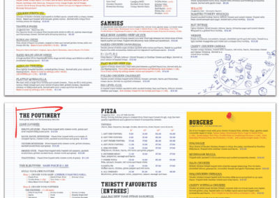 Thirsty Scholar - Food Menu